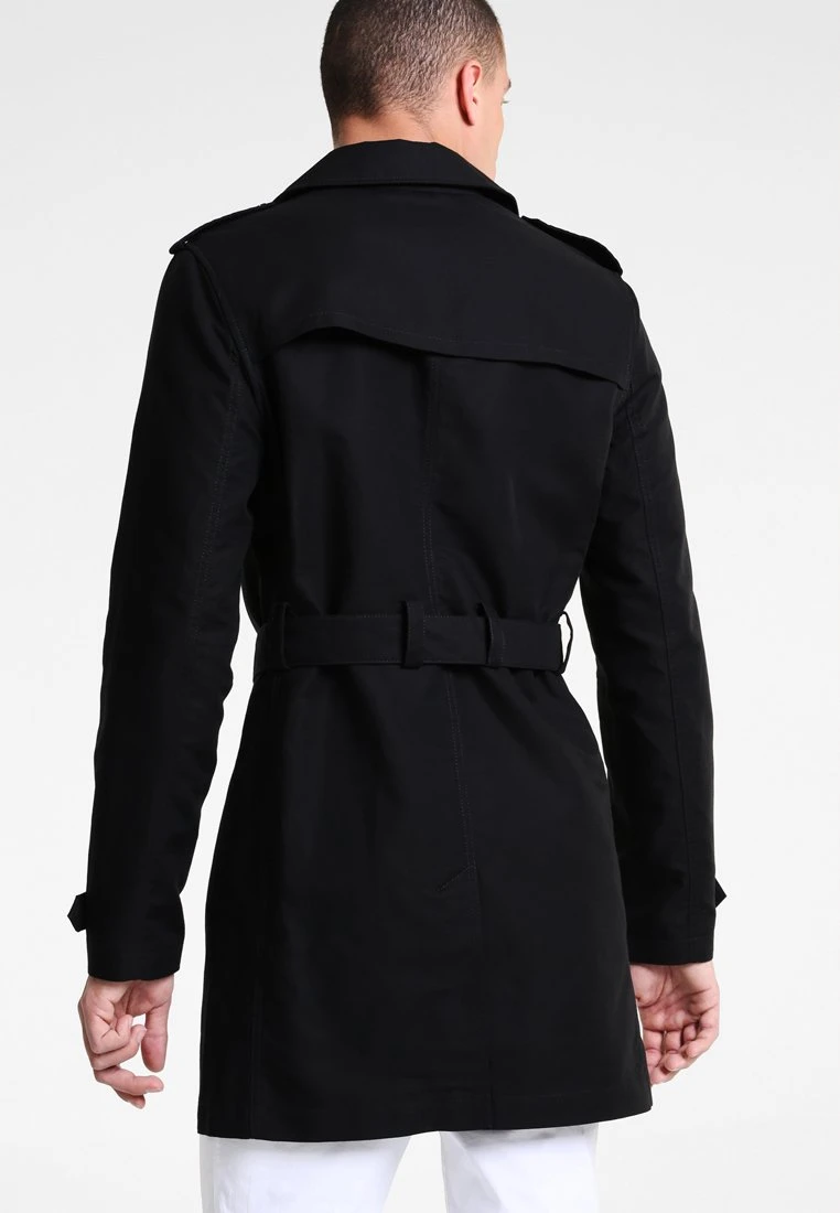 Pier One Trenchcoat - Black 3 Pier One Trenchcoat - Black - Bilde 3