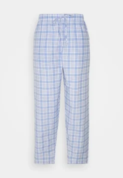Pier One Pyjamasbukse - Light Blue/White