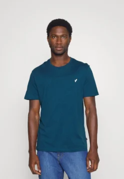 Pier One 5 Pack - T-Shirts - White/Blue/Stone -Boutique mote herrebutikk b839b6722acb4810893aab216141f42b scaled