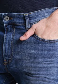 Pier One Jeans Straight Leg - Mid Blue -Boutique mote herrebutikk b86dfcaf98354d35b01b30966e418ca1