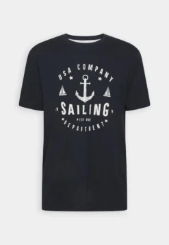 Pier One T-Shirts Med Print - Dark Blue -Boutique mote herrebutikk ba498234f92a4c4fb954746b70bacd66 scaled