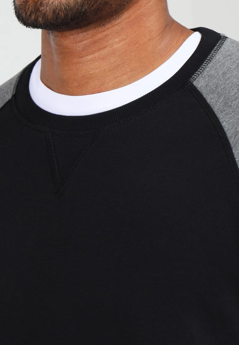 Pier One Sweatshirt - Grey Melange/Black 4 Pier One Sweatshirt - Grey Melange/Black - Bilde 4