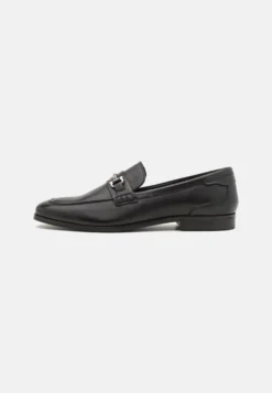 Pier One Leather - Slippers - Black