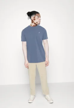 Pier One 3 Pack - T-Shirts - White/Dark Blue/Blue