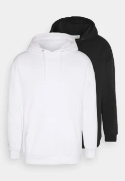 Pier One 2 Pack - Hoodie - White/Black -Boutique mote herrebutikk d667228052b44d8c954004e499e9df3b scaled