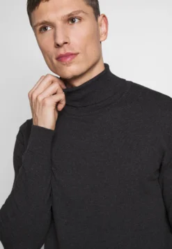 Pier One 2 Pack - Basic Turtleneck - Strikkegenser - Black/Mottled Dark Grey -Boutique mote herrebutikk dae9b7478ecf4c01b32d63f49f06051a scaled