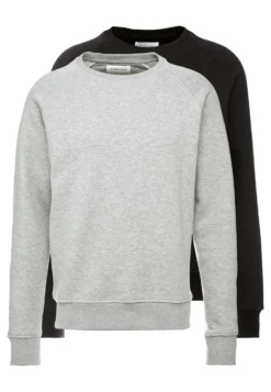Pier One 2 Pack - Sweatshirt - Mottled Light Grey/Black -Boutique mote herrebutikk dba537e667ce4fe2aee0ab958e24e9cf scaled