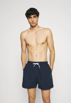 Boutique mote herrebutikk 4 Pier One Peachy Soft Beach Shorts - Badeshorts - Dark Blue