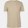 Pier One T-Shirts Med Print - Beige