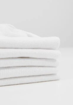 Pier One 5 Pack - Ankelsokker - White -Boutique mote herrebutikk eb1c47001f2e4203a93b3dbe4dab6789