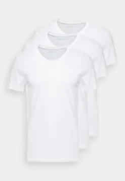 Pier One 3 Pack- T-Shirts - White -Boutique mote herrebutikk f303a530b2ca4ce1b1fd875519edd597 scaled
