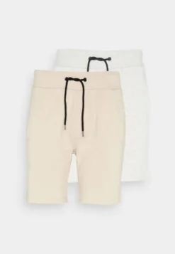 Pier One 2 Pack - Shorts - Grey/Beige -Boutique mote herrebutikk f4599e2dafe14214b9e4b26698b6585e scaled
