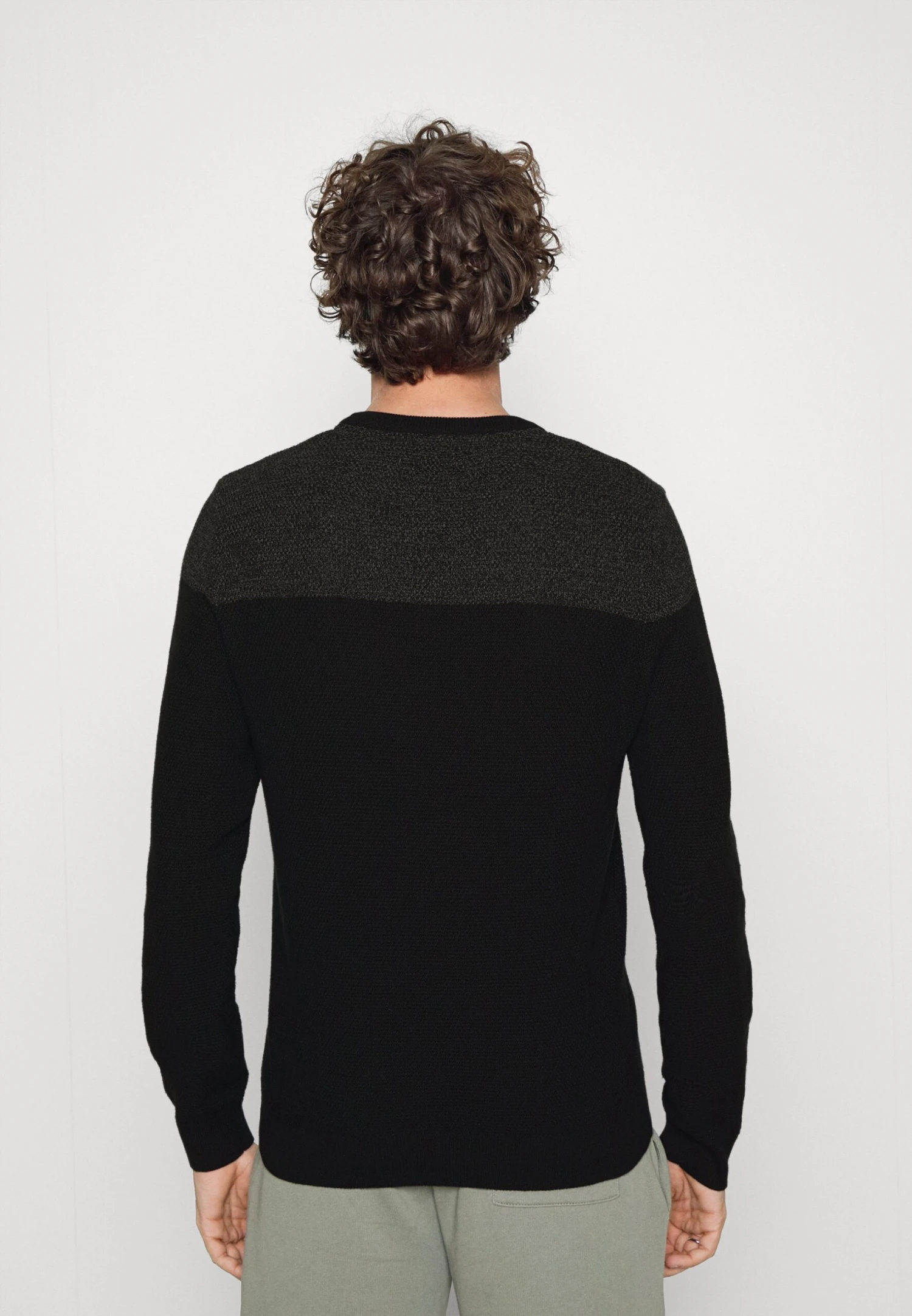 Pier One Strikkegenser - Green/Black 3 Pier One Strikkegenser - Green/Black - Bilde 3