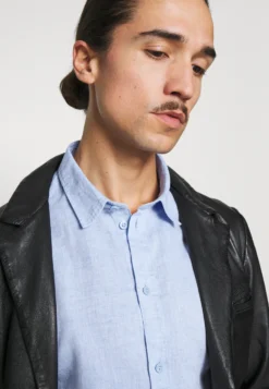 Pier One Skjorte - Mottled Blue -Boutique mote herrebutikk fca3ca22ceae4991bde50472de455c02 scaled