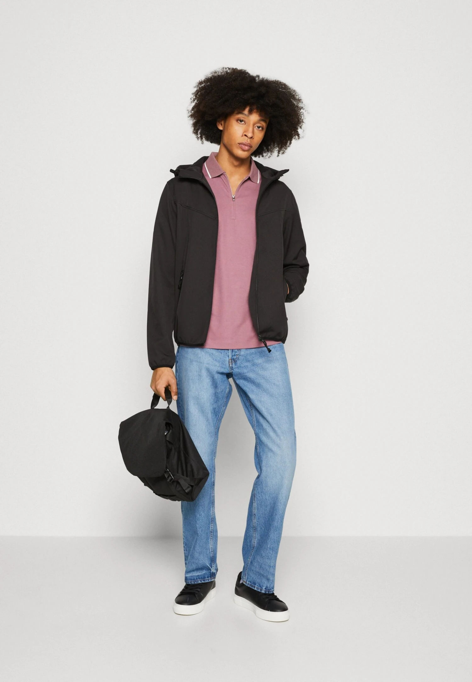 Pier One Regnjakke - Black 2 Pier One Regnjakke - Black - Bilde 2