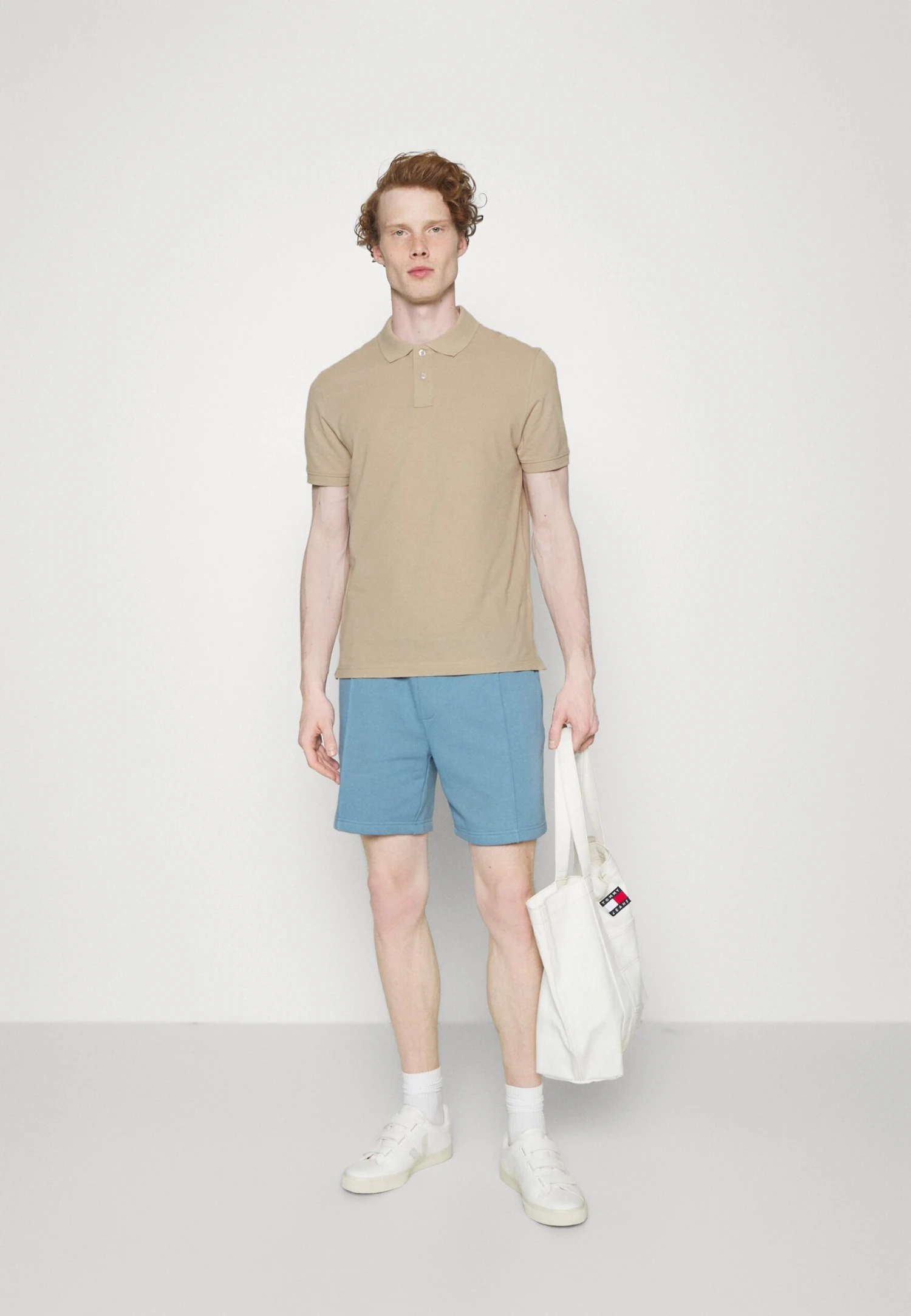 Pier One 5 Pack - Poloskjorter - Black/Blue/Beige 1 Pier One 5 Pack - Poloskjorter - Black/Blue/Beige