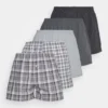 Pier One 5 Pack - Boxershorts - Black/Grey/White