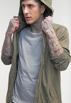 Pier One Parka - Khaki -Boutique mote herrebutikk ffa45efc2dcd46dca209c3efa063c7ea